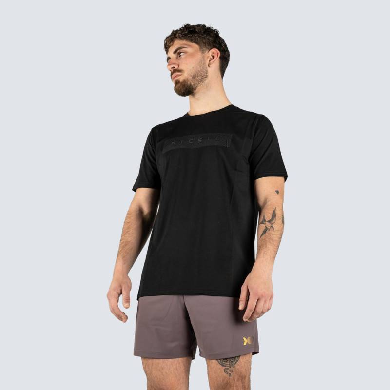 Uomo T-Shirt Picsil estate - nero