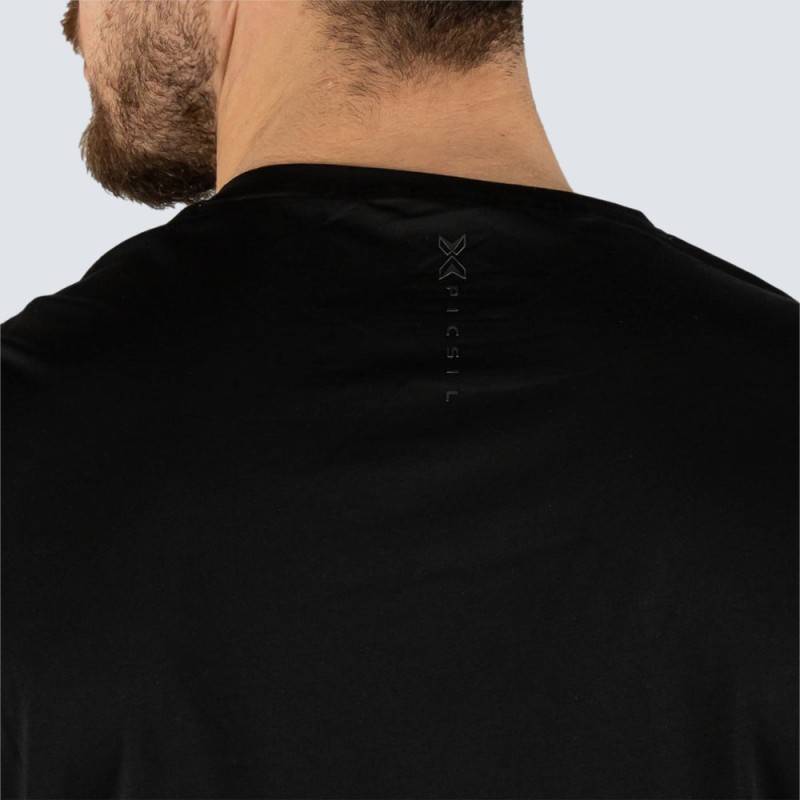 Mens tričko Picsil summer - black
