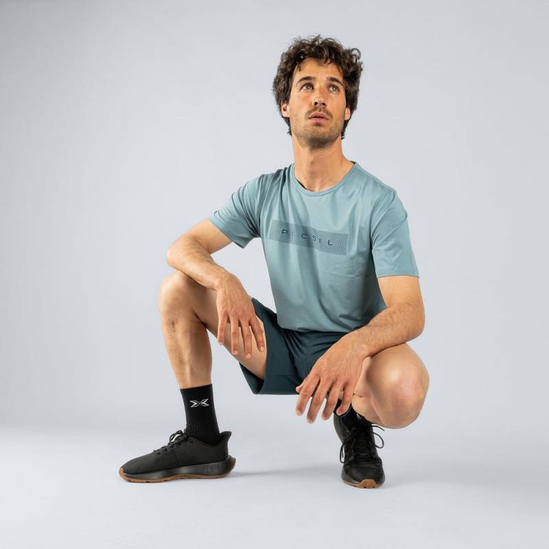 Herren-T-Shirt Picsil Sommer - blau