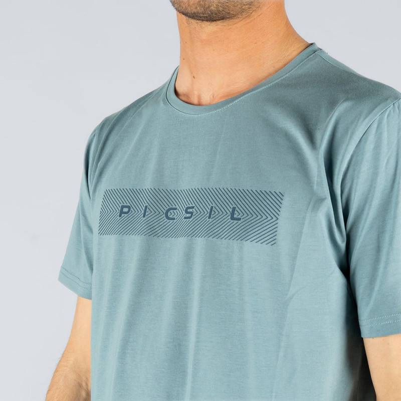 Herren-T-Shirt Picsil Sommer - blau