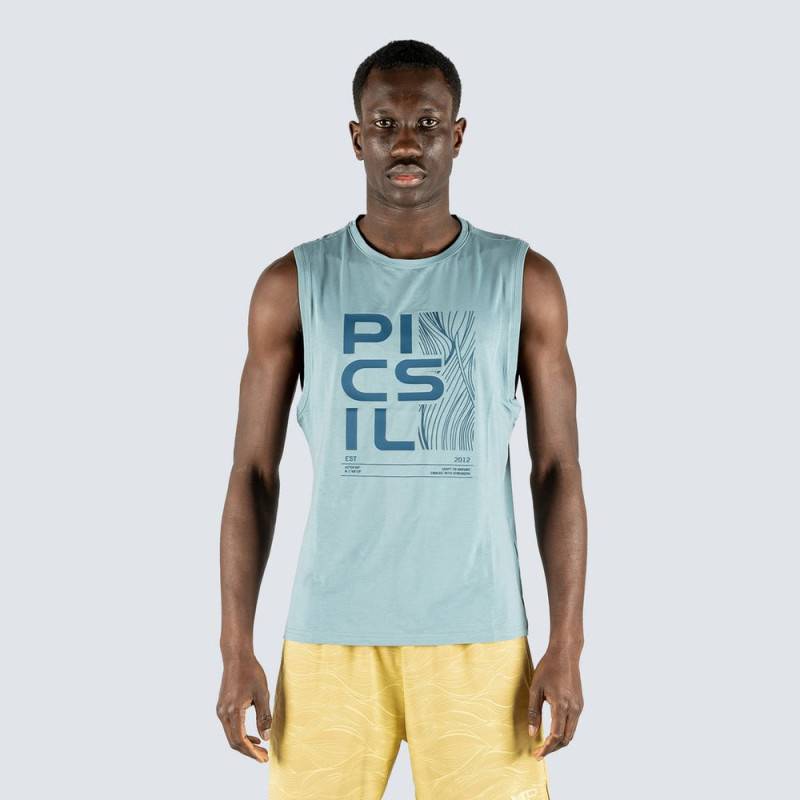 Mens tank top Picsil summer 25 - green