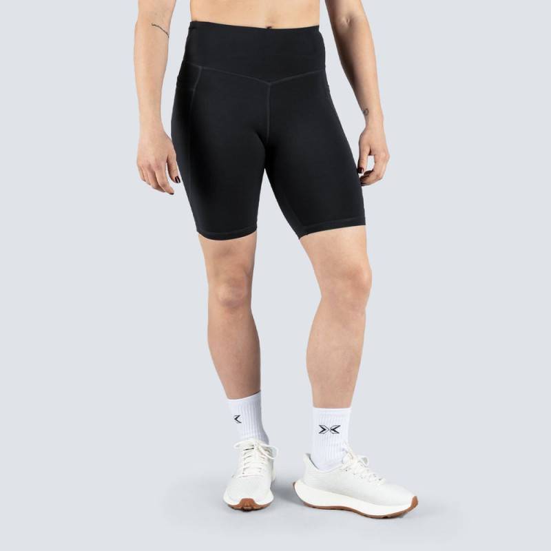 Picsil Biker Shorts für Frauen - Schwarz