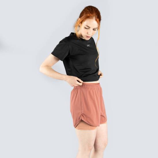 Picsil top Tech Move Crop Top - černá
