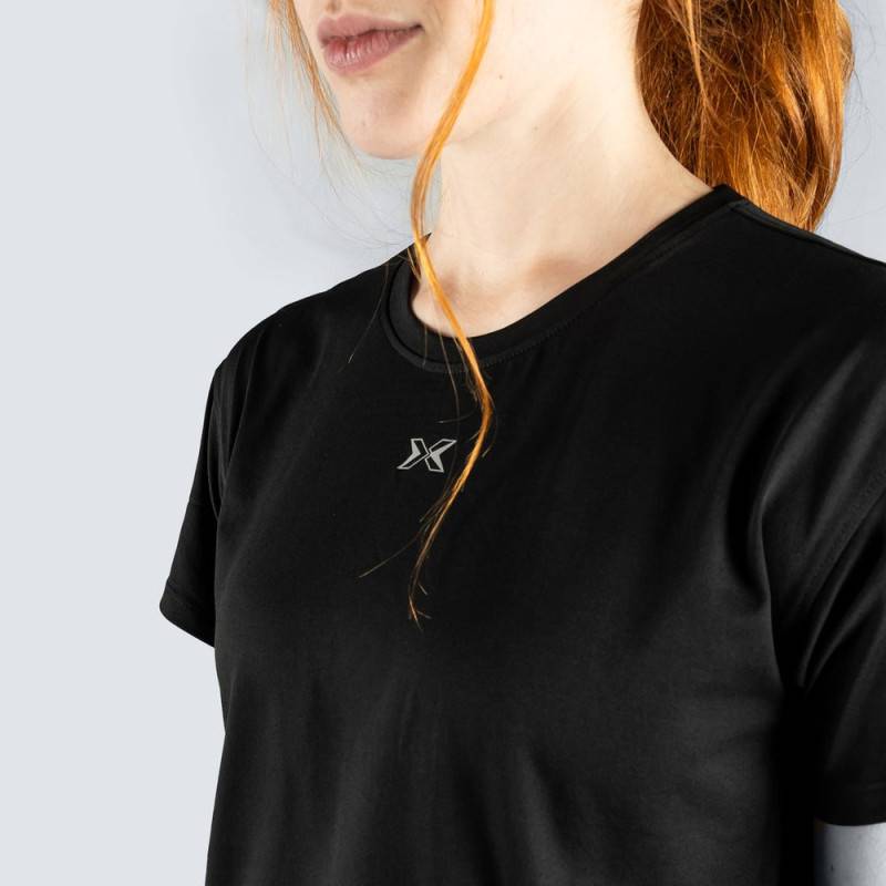 Tech Move Crop Top für Frauen - Schwarz