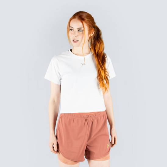 Picsil top Tech Move Crop Top - bílá