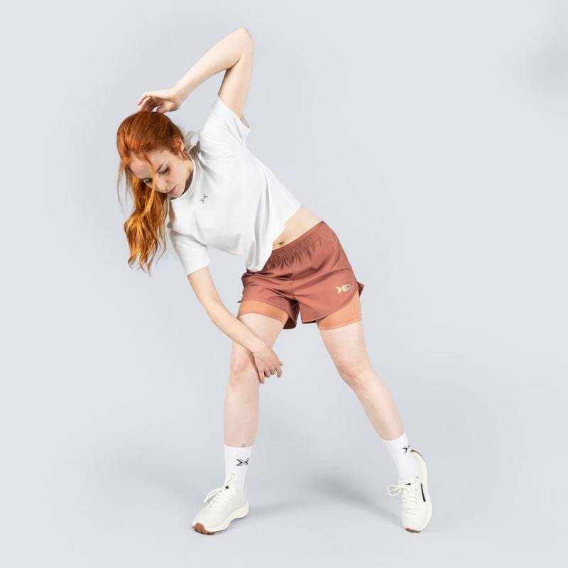 Tech Move Crop Top für Frauen - Weiß