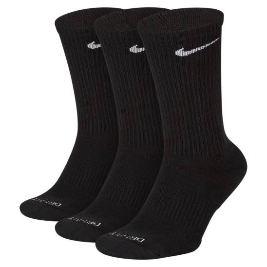 Nike ponožky Everyday Plus Cushioned BLACK/WHITE (3 pack)