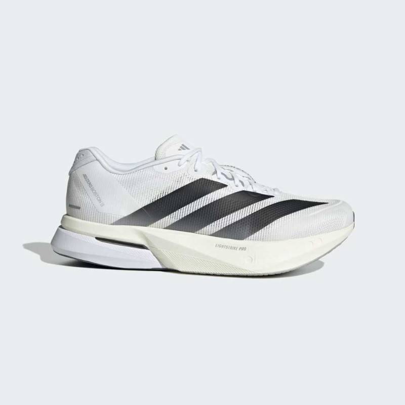 Adidas Adizero Boston 13 weiße Schuhe