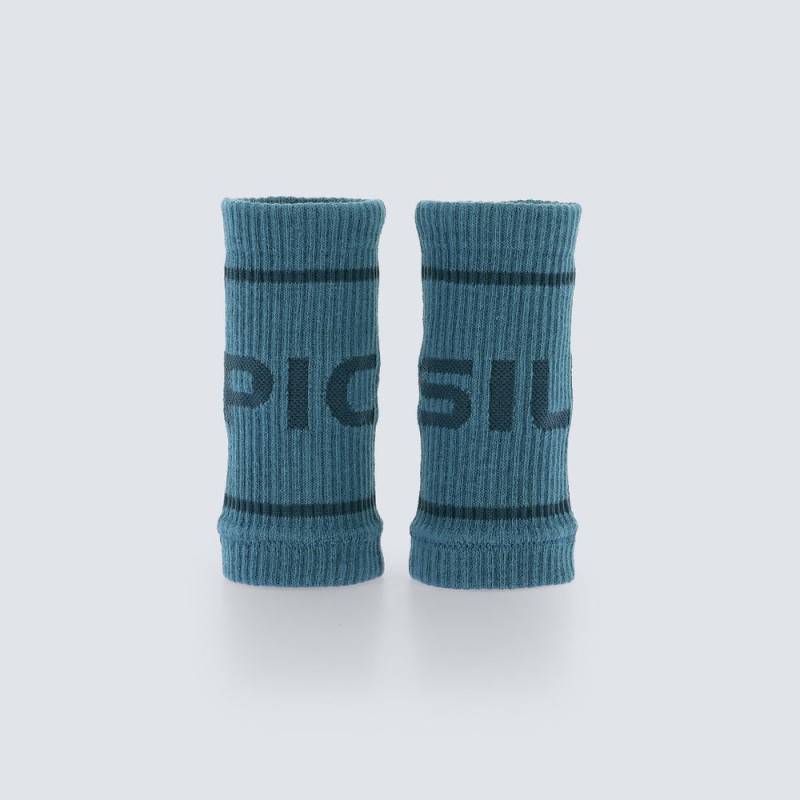 Long Sports Wristbands - blue