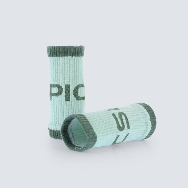 Long Sports Wristbands - light green