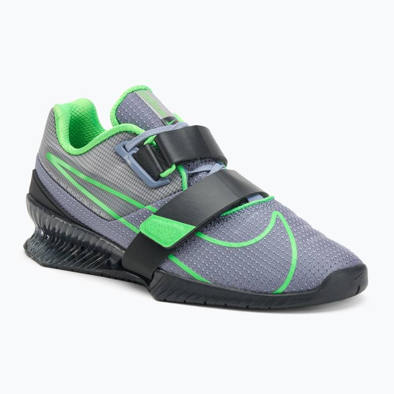 Scarpe da sollevamento pesi Nike Romaleos 4 - grigio, verde