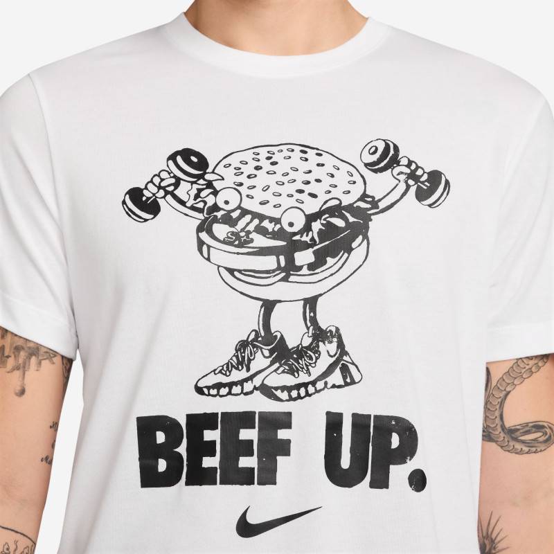 Nike-T-Shirt für Männer - beef up - weiß