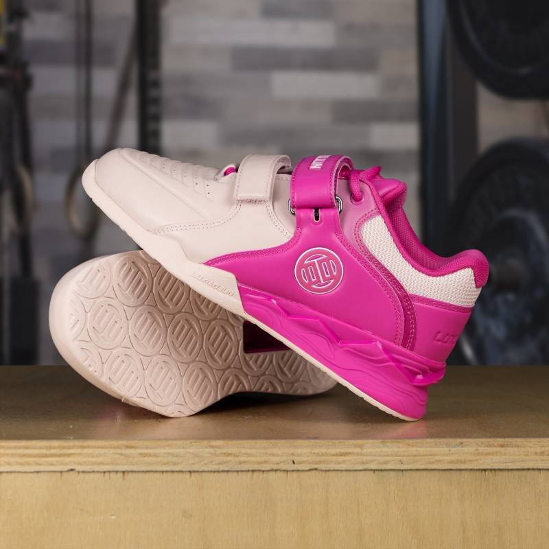 Scarpe da sollevamento pesi LUXIAOJUN Professional - rosa chiaro