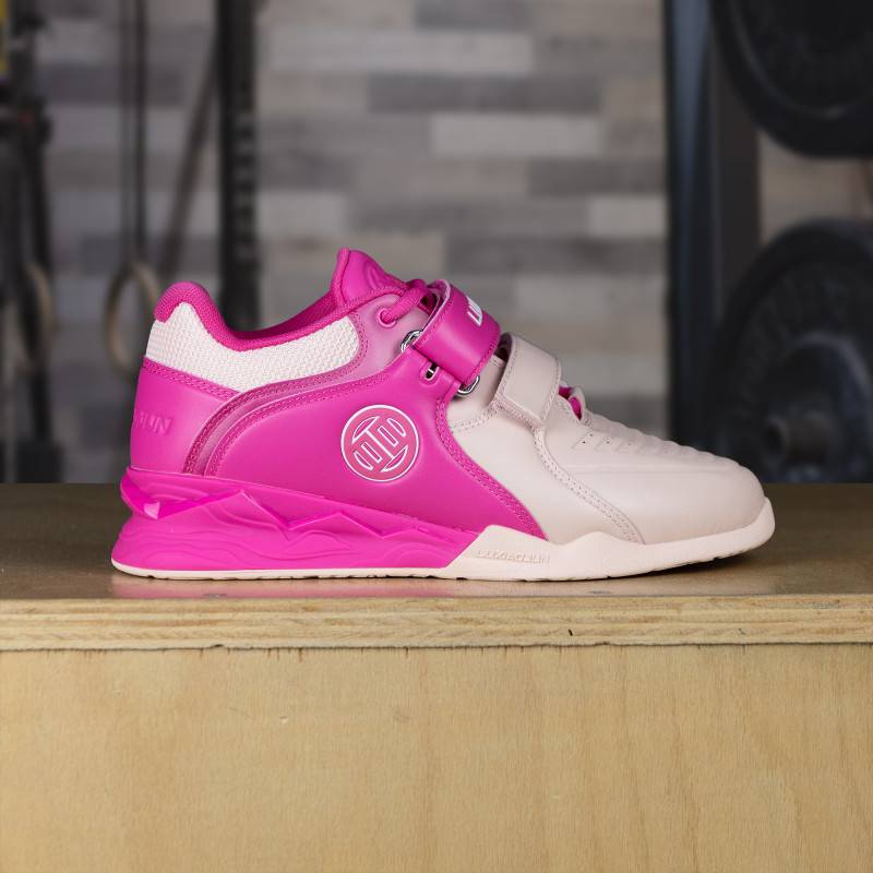 Scarpe da sollevamento pesi LUXIAOJUN Professional - rosa chiaro