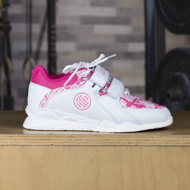 Weightlifting shoes LUXIAOJUN Professional - white-pink