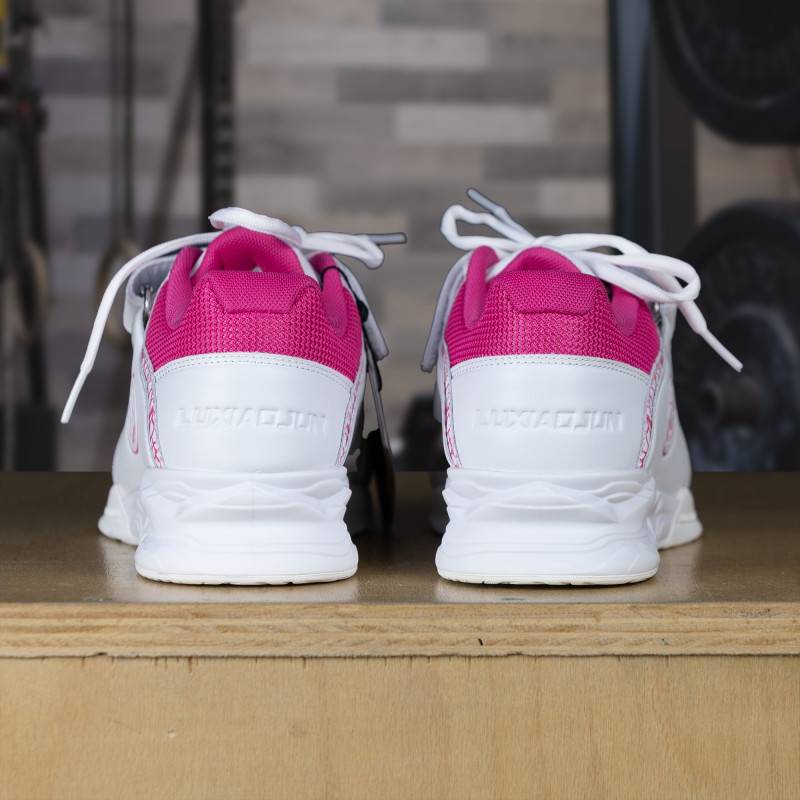 Weightlifting shoes LUXIAOJUN Professional - white-pink