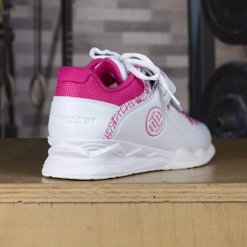 Gewichtheberschuhe LUXIAOJUN Professional - weiß-rosa