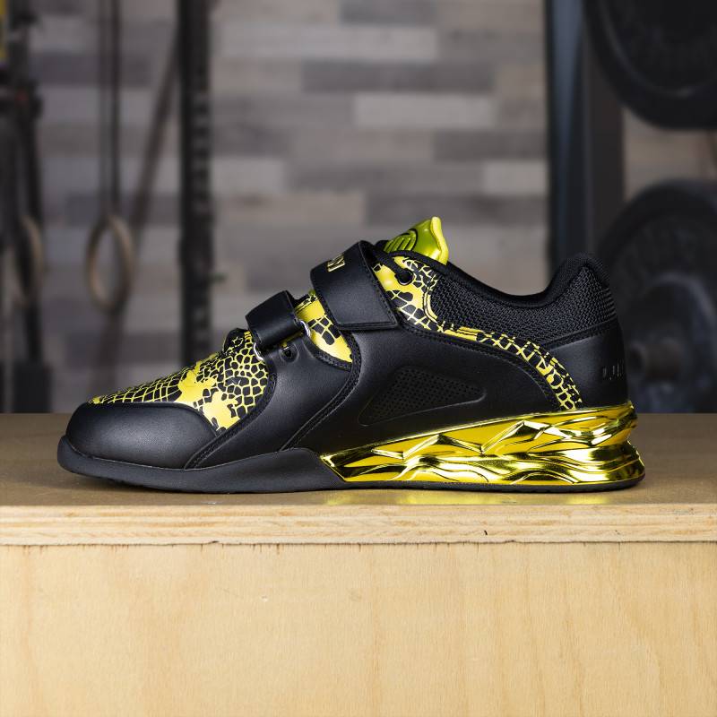 Scarpe da sollevamento pesi LUXIAOJUN Professional - nero e oro