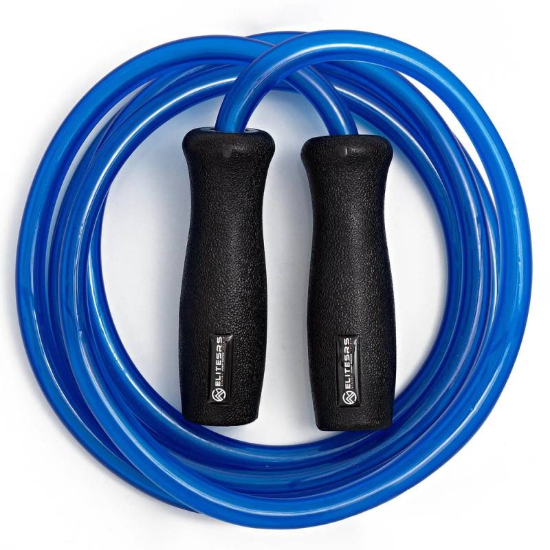 Muay Thai Power Springseil 2.0 - Schweres PVC blau