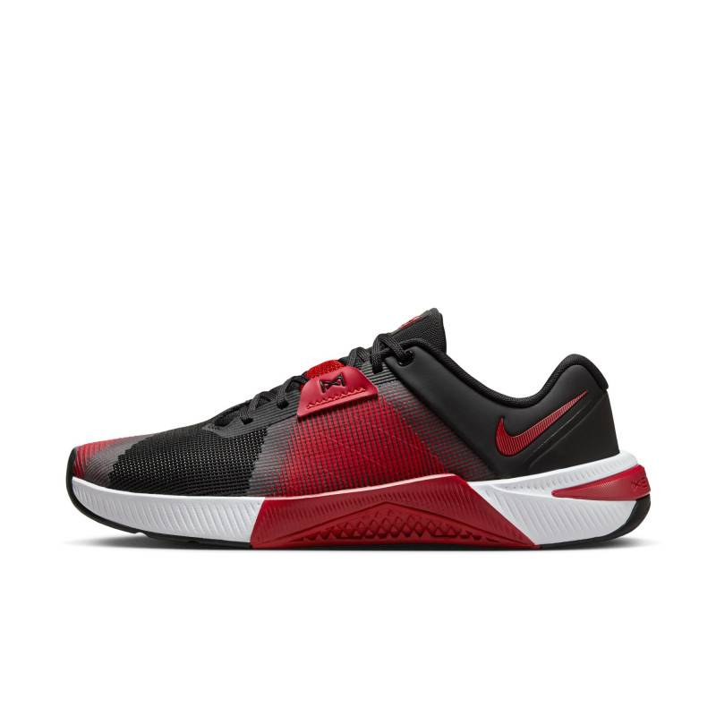 Mens CrossFit Shoes Nike Metcon 10 - Dark Red-Black-White