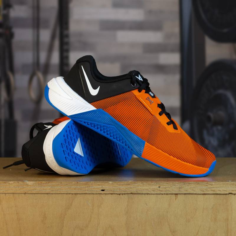 Herren CrossFit Schuhe Nike Metcon 10 - orange-blau-schwarz