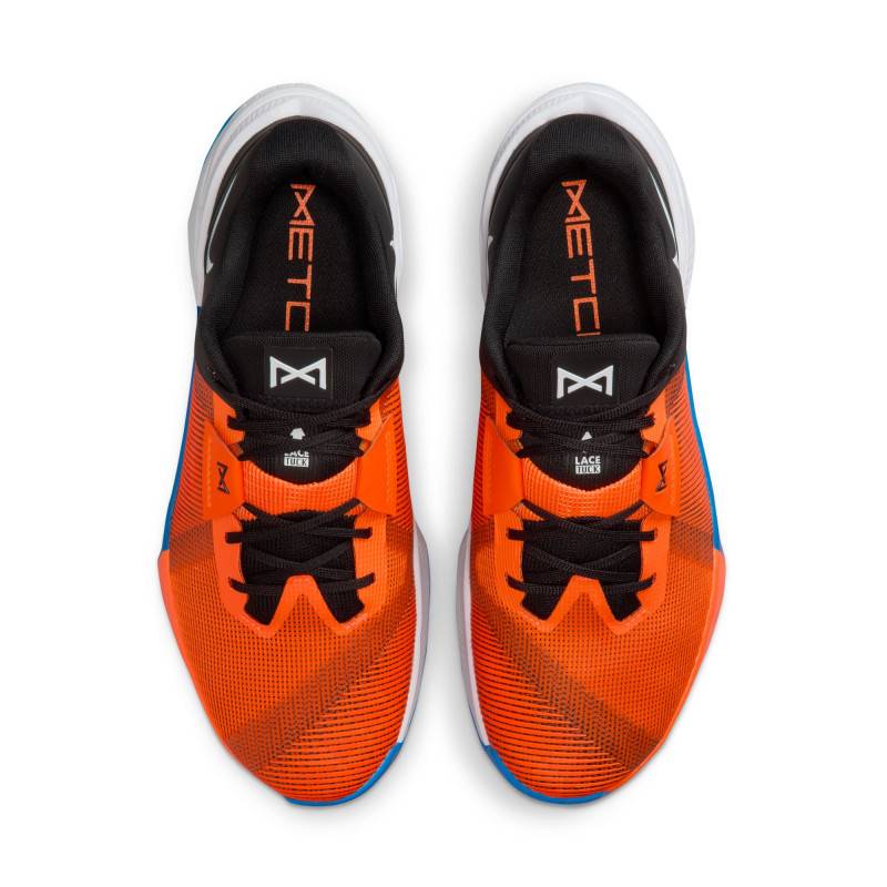 Pánské boty na CrossFit Nike Metcon 10 - oranžová-modrá-černá