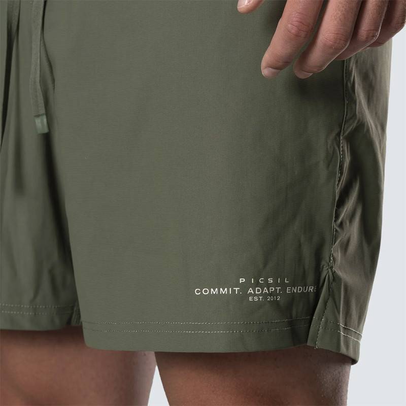 Pantaloncini da uomo Picsil Essentials FY26 - Verde