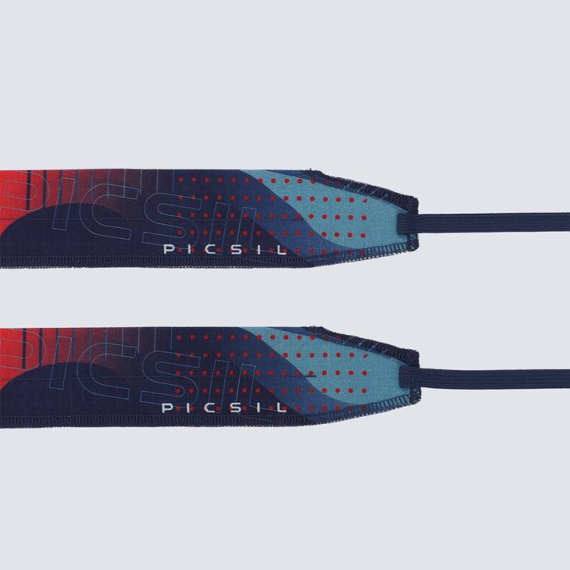 Picsil wrist bracers cotton - blue/red