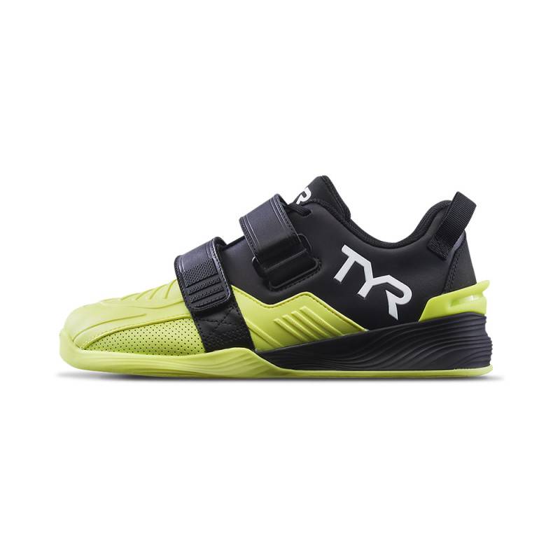 Gewichtheberschuhe TYR L-2 Lifter - schwarz und gelb