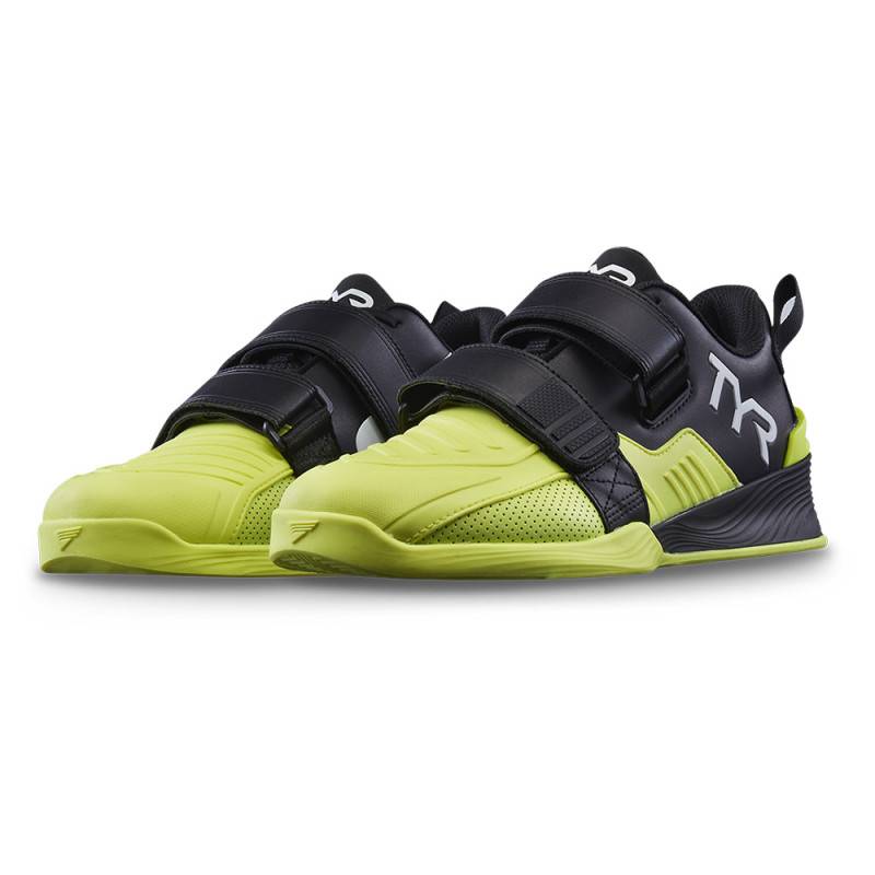 Scarpe da sollevamento pesi TYR L-2 Lifter - nero e giallo