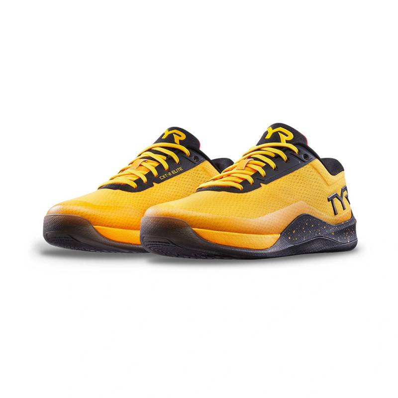 Scarpe da allenamento da uomo TYR CXT-2CEE Elite Carbon - nero e giallo