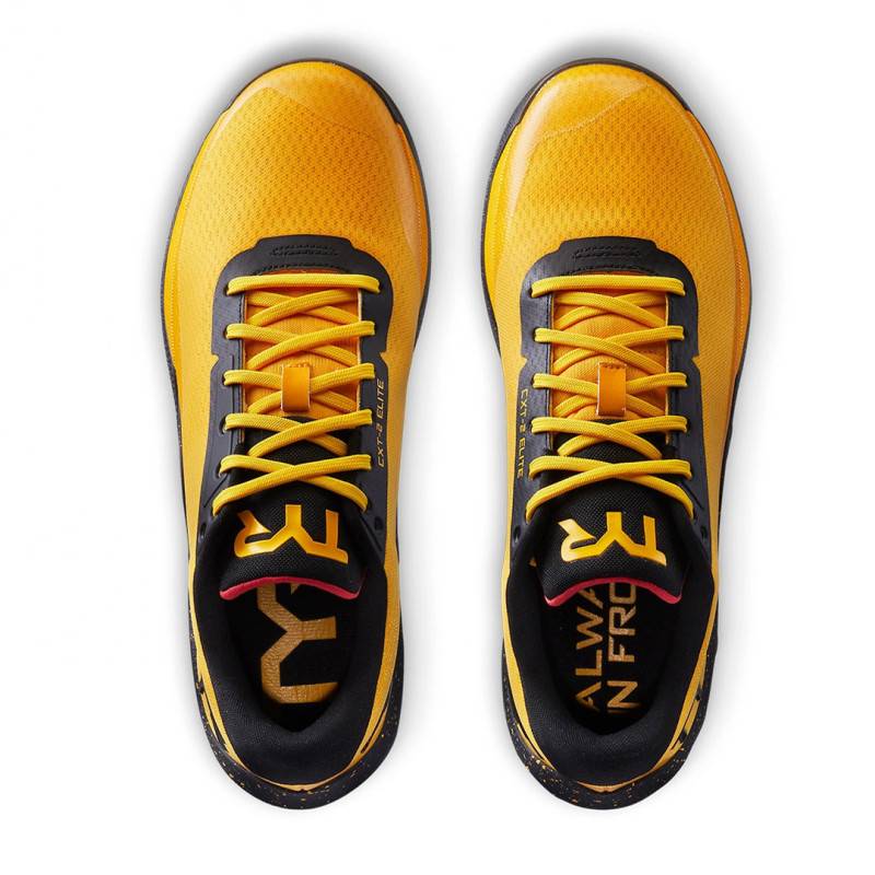 Mens training shoes TYR CXT-2CEE Elite Carbon - black and yellow