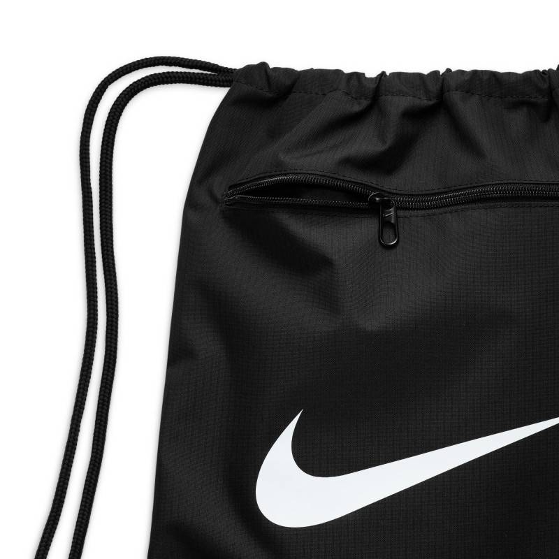 Sacco da allenamento Nike Brasilia nero/bianco