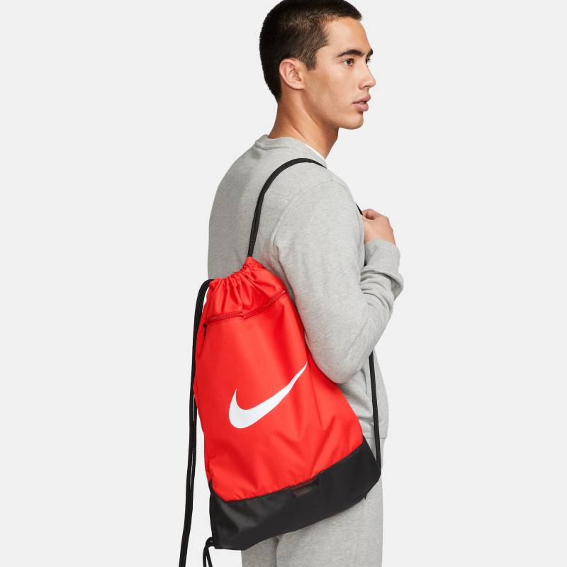 Gymnastiksack Nike Brasilia rot/schwarz