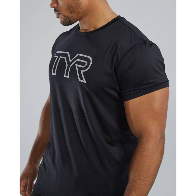 TYR Airtec™ Herren-T-Shirt - schwarz