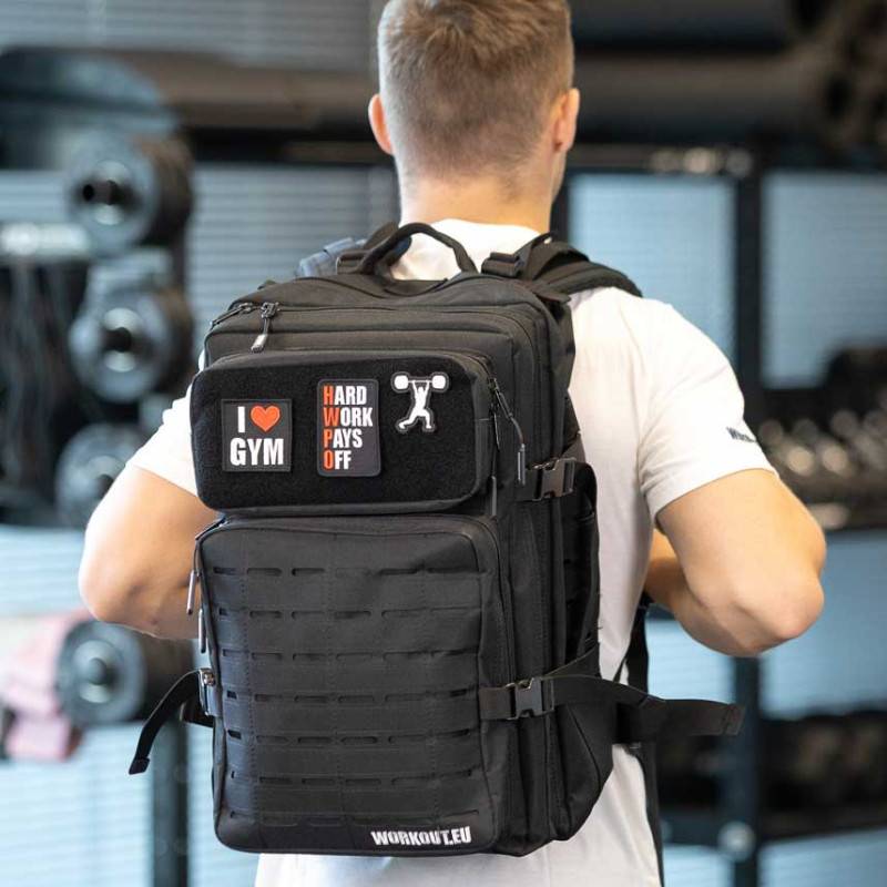 Fitness backpack WORKOUT 2.0 - black