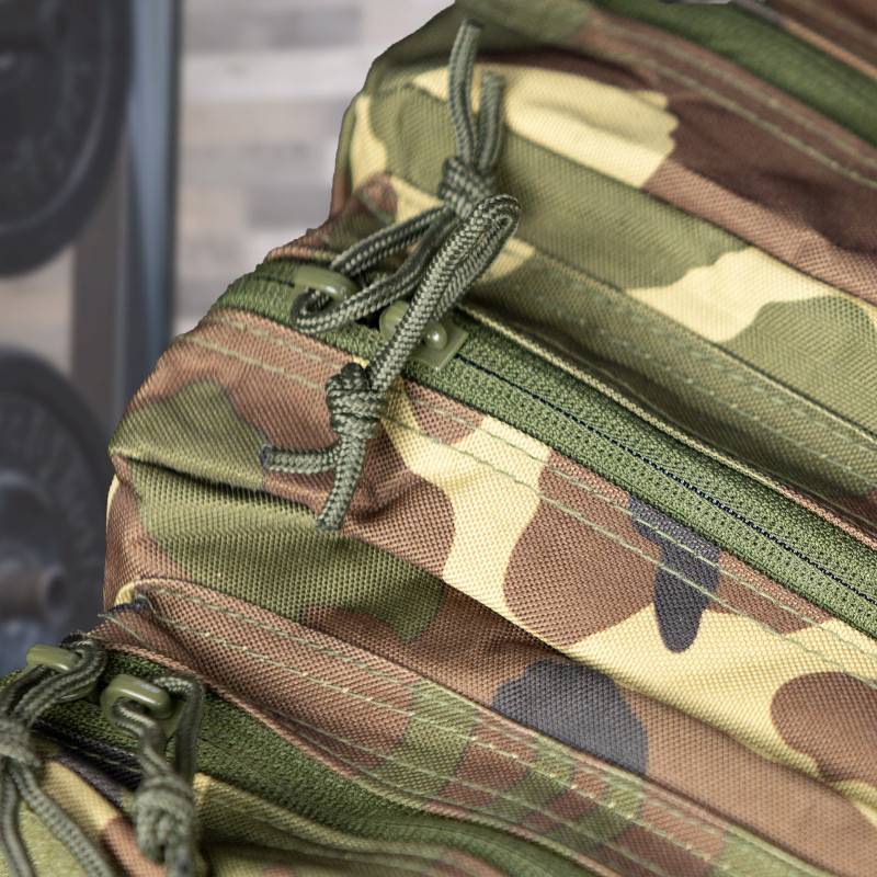 Fitness backpack WORKOUT - green camo