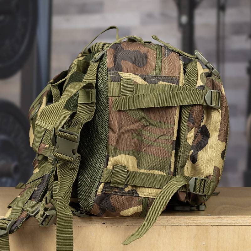 Fitness backpack WORKOUT - green camo