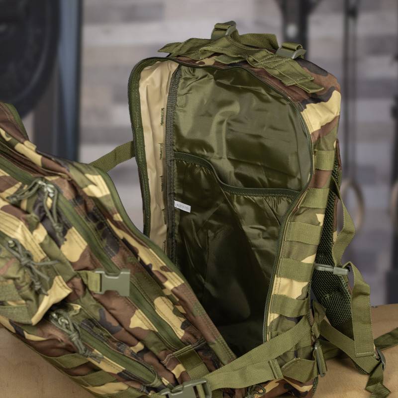 Fitness backpack WORKOUT - green camo