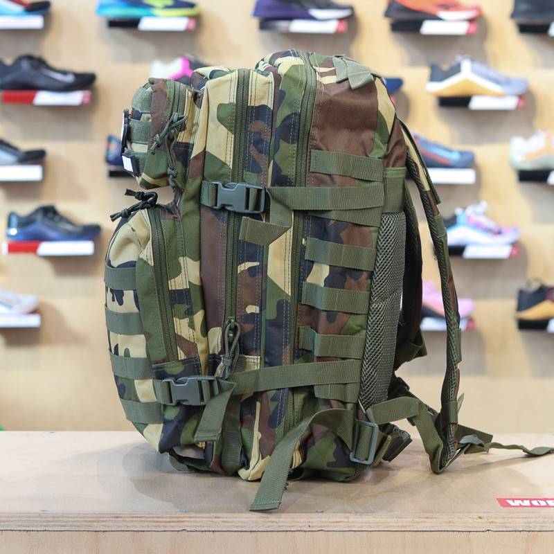 Fitness backpack WORKOUT - green camo
