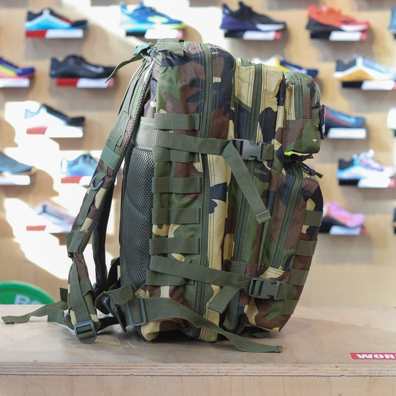 Fitness batoh WORKOUT - zelené camo