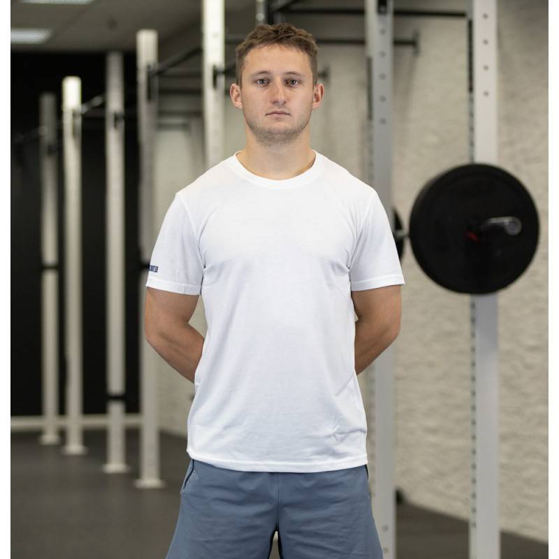 Maglietta sportiva da uomo WORKOUT - bianco