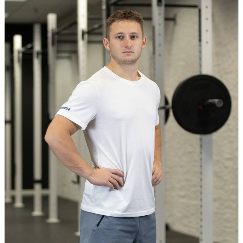 Man T-Shirt WORKOUT - weiß