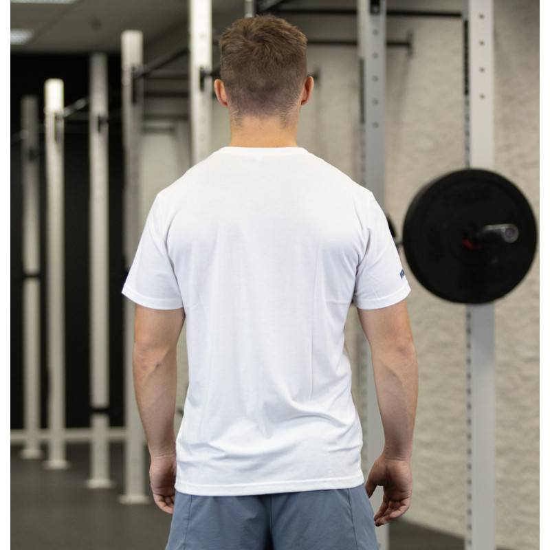 Man T-Shirt WORKOUT - white