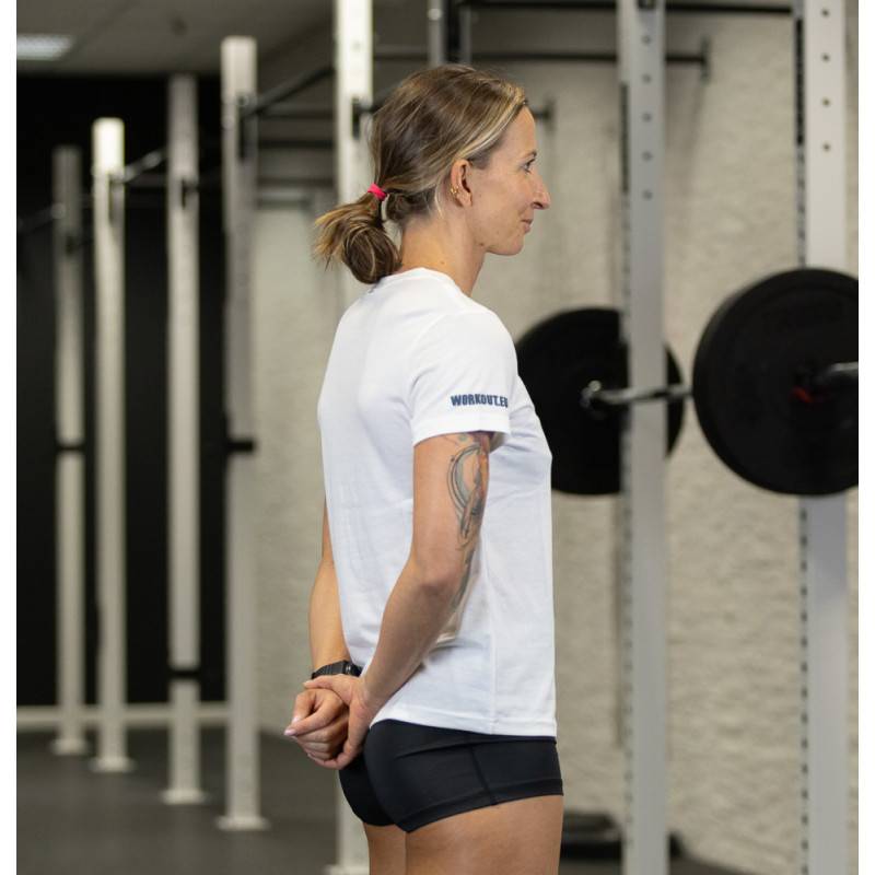 Dámské sportovní tričko WORKOUT - bílé