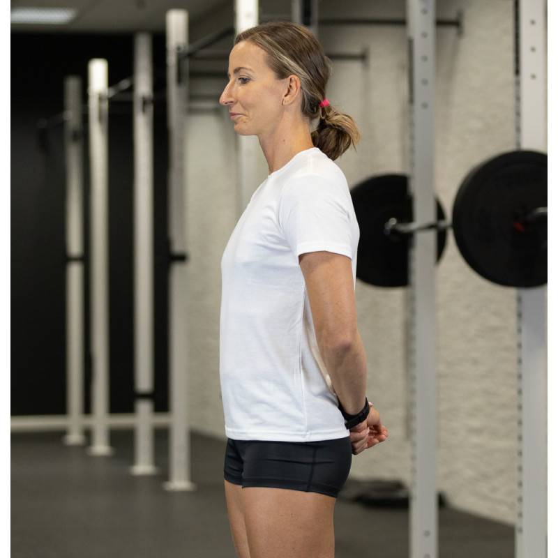 Damen T-Shirt WORKOUT - weiß