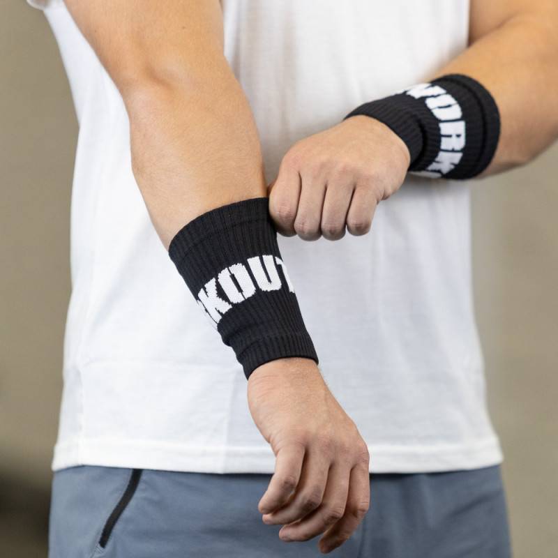 Sweatbands WORKOUT 2.0 - black