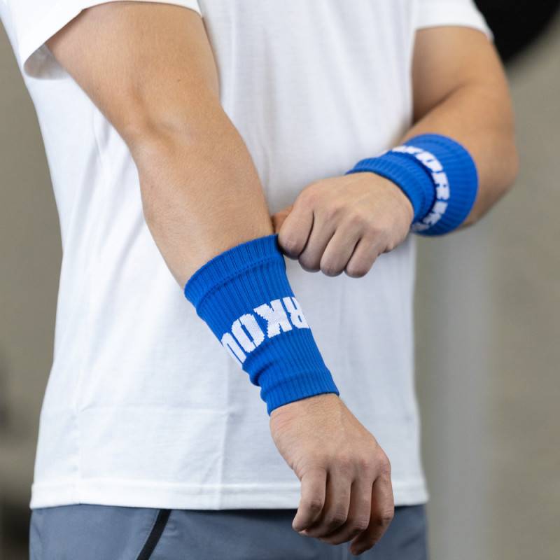 Schweißbänder WORKOUT 2.0 - blau
