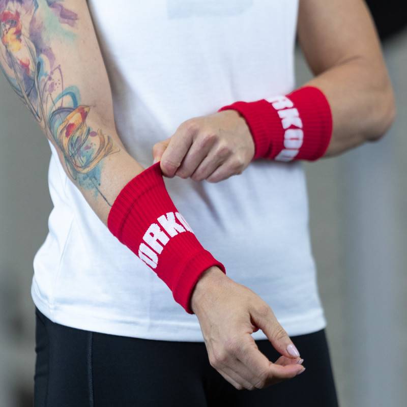 Sweatbands WORKOUT 2.0 - red