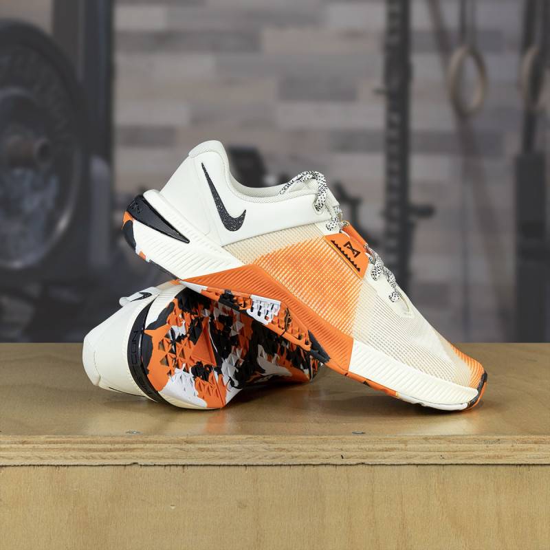 Nike Metcon 10 Womens CrossFit Shoes - white-beige-orange camo